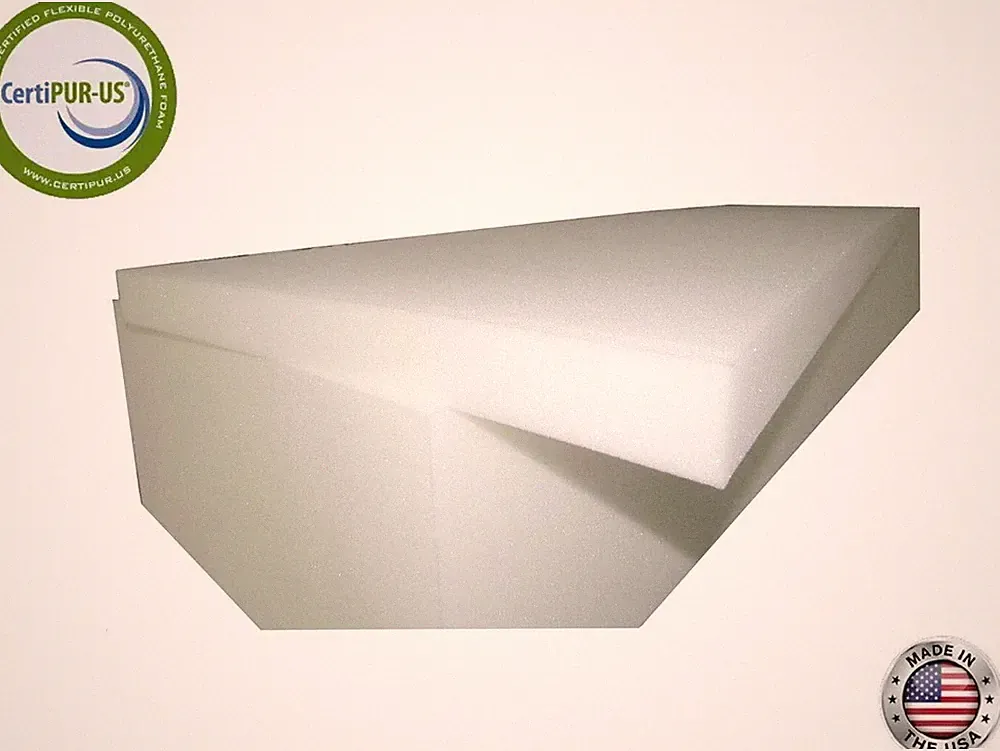 FOAM SEAT CUSHION HIGH DENSITY FOAM 4"x24"x80" 46ILD "FIRM" UPHOLSTERY FOAM