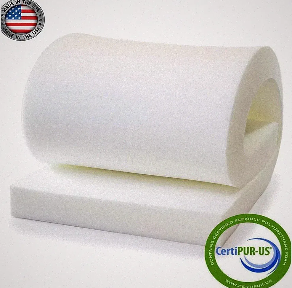 FOAM SEAT CUSHION (MEDIUM FIRM) 4"x30"x80" 36ILD UPHOLSTERY FOAM SHEET