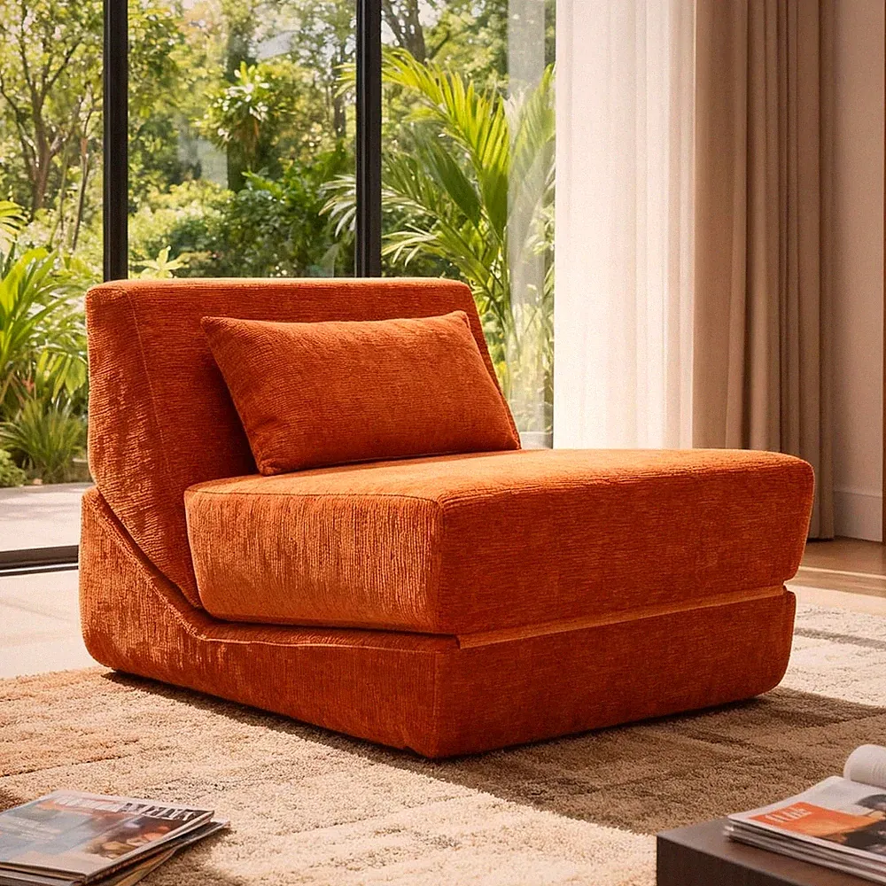 Fold Out Chair Bed, Folding Sofa Bed, 3 in 1 Convertible Sleeper Chair Bed fo...