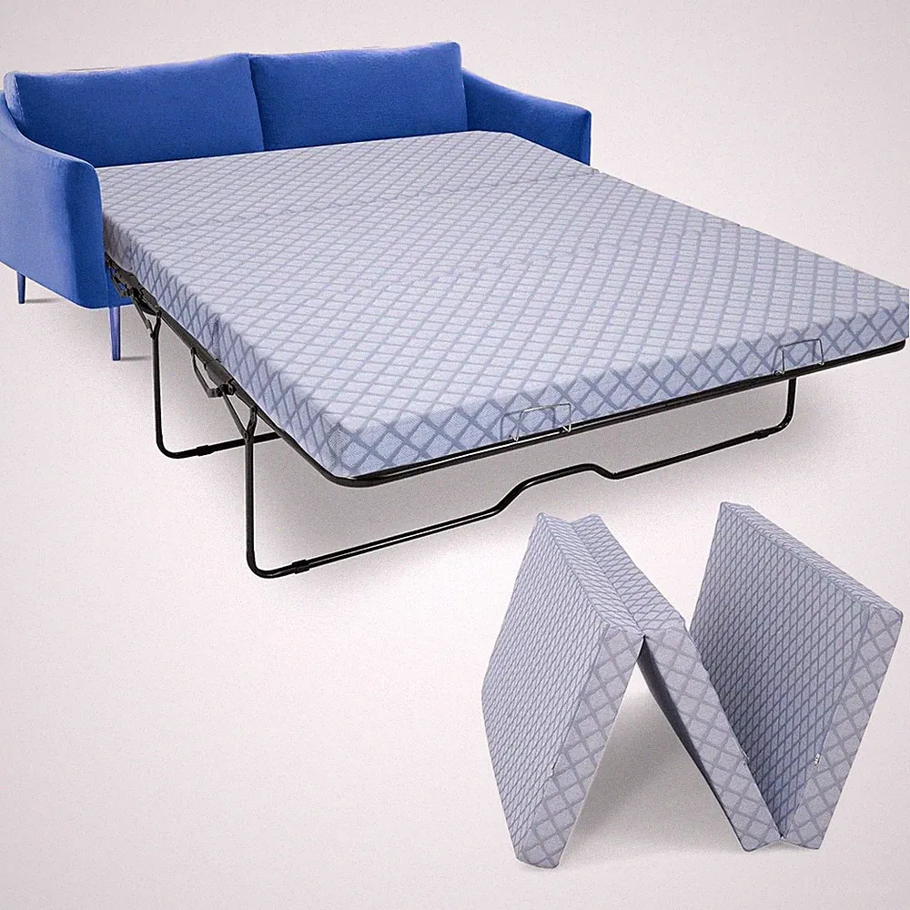 Foldable Sofa Bed Replacement Mattress Memory Foam 4" Pull Out Sofa Bed Mattress