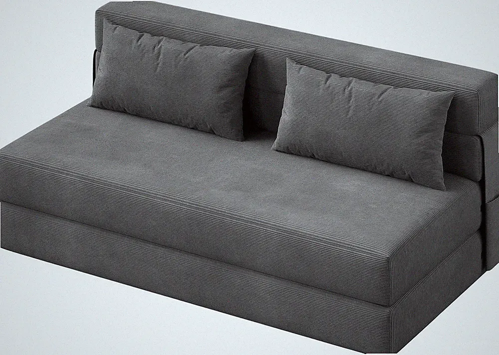 Foldable Sofa Bed Sleeper Chair with 2 Pillows ,Convertible Futon Couch Bed Sofa