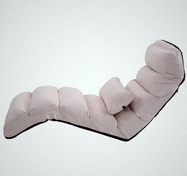 Folding Lazy Sofa Couch with Pillow