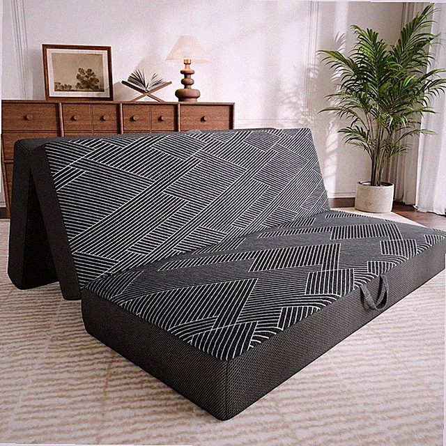 Folding Mattress Full Size – 6 Inch Tri-Fold 73"x52"x6"