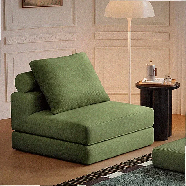 Folding Sofa Bed, 3-In-1 Convertible Sleeper Chair Bed with Pillows, Foldable Fl