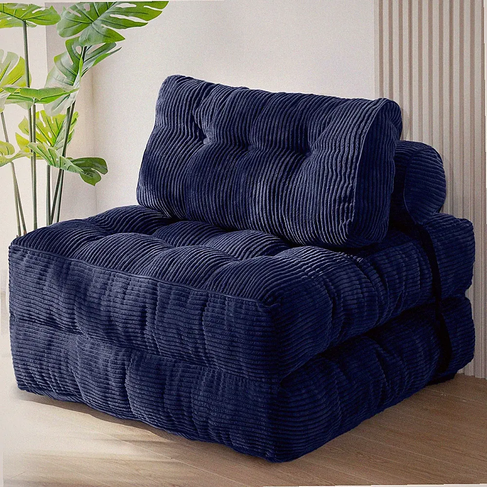 Folding Sofa Bed Convertible Chair with Pillow