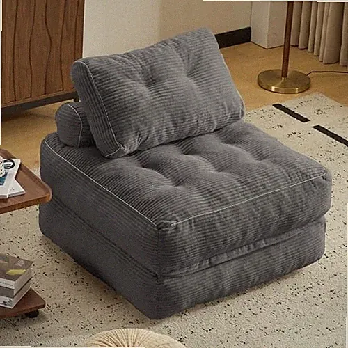 Folding Sofa Bed,Convertible Sleeper Chair for Adults, Folding Sofa Bed Grey