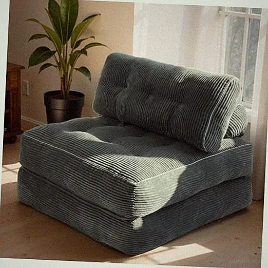 Folding Sofa Bed,Convertible Sleeper Chair for Adults, Folding Sofa Bed Grey