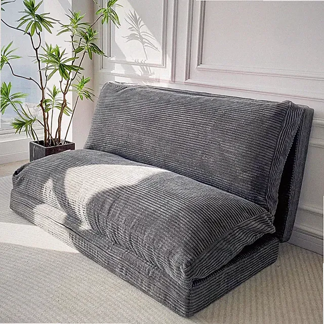 Folding Sofa Bed Flexible Foam Support Couch with Washable Cover for Living Room
