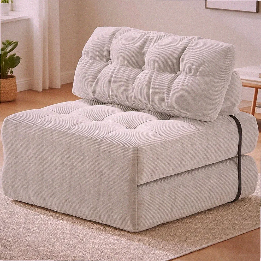 Folding Sofa Bed, Floor Folding Couch with Pillow, Futon Sofa Bed Convertible