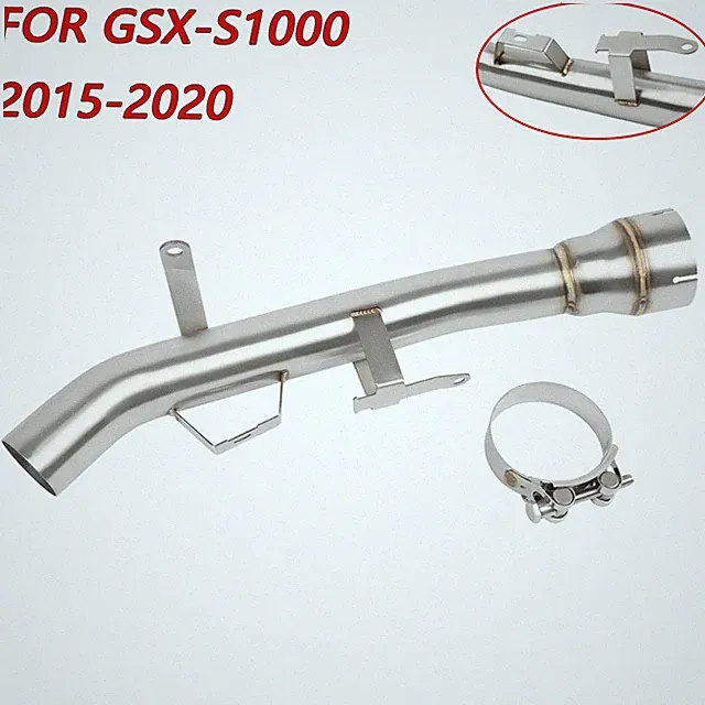 For Suzuki GSX-S1000 GSXS1000 2015-2020 Exhaust Connect Section Middle Link Pipe