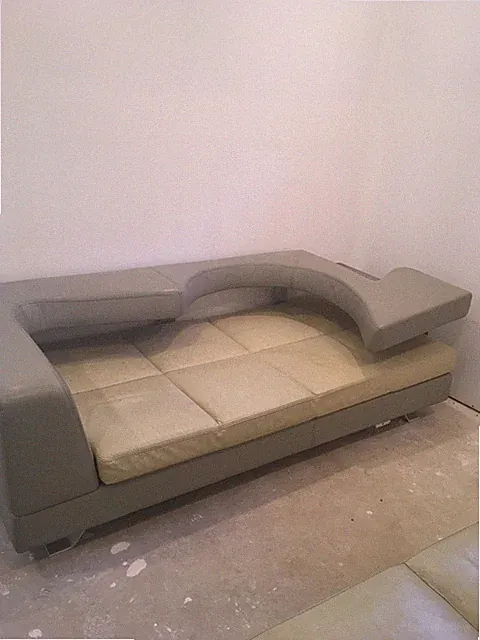 Formenti Wave Modern Contemporary Italian Leather Sectional Sofa