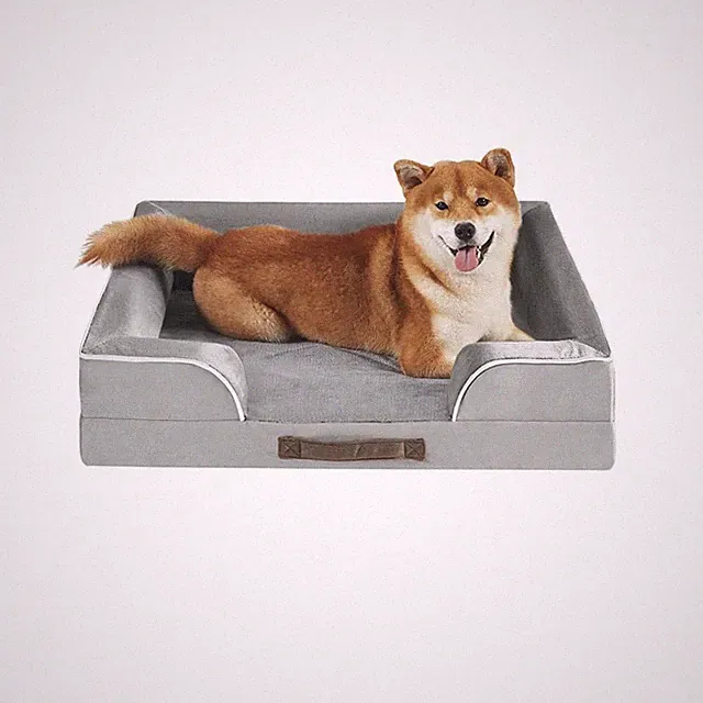 Friends Forever Orthopedic Dog Bed for Medium Dogs, Waterproof Memory Foam Do...