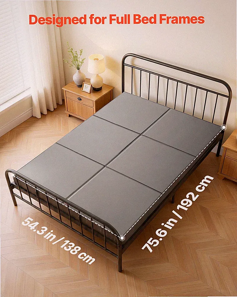 Full Size Bunkie Board Foldable Mattress Support Bed Board Anti-Sag