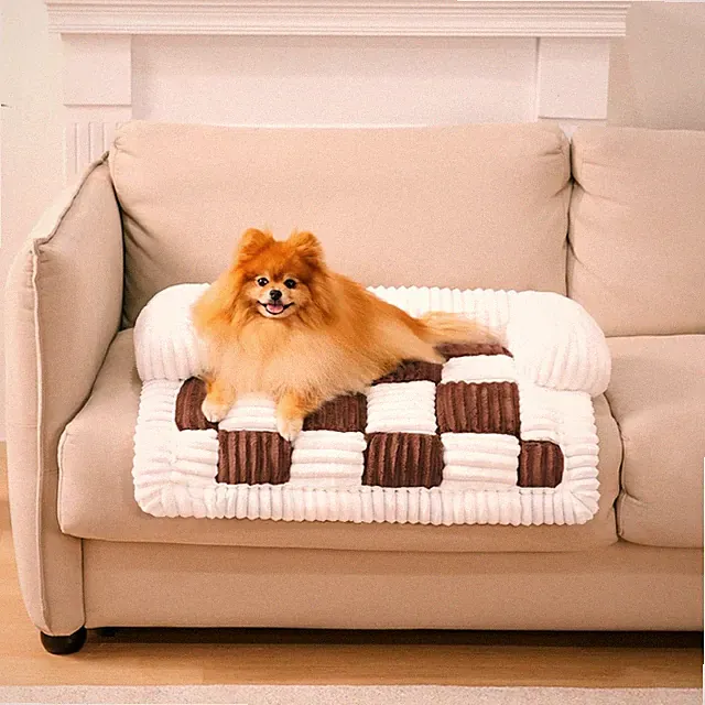 FUNNY FUZZY Pet Couch Covers for Sofa, Dog Couch Bed for Furniture Protector, Pe