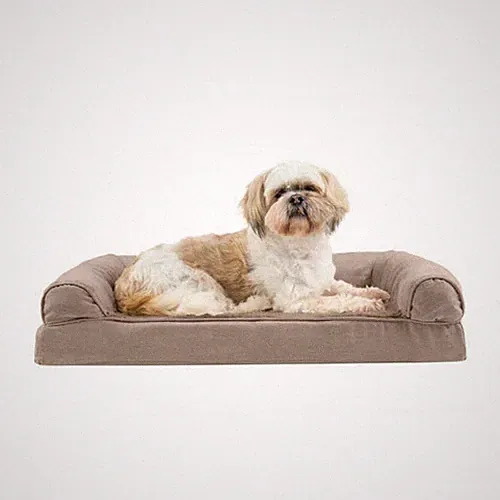 Fur Haven Pet Products Plush & Suede Sofa Orthopedic Pe