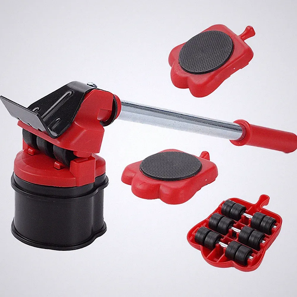 Furniture Heavy Duty Lifter movers 4 sliders for moving rollers