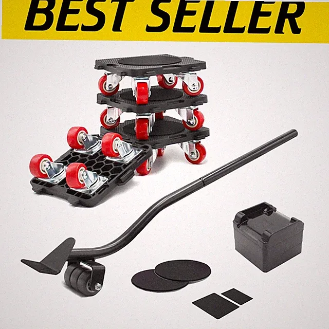Furniture Movers with Wheels & Lifter Set, 660 Lbs Capacity