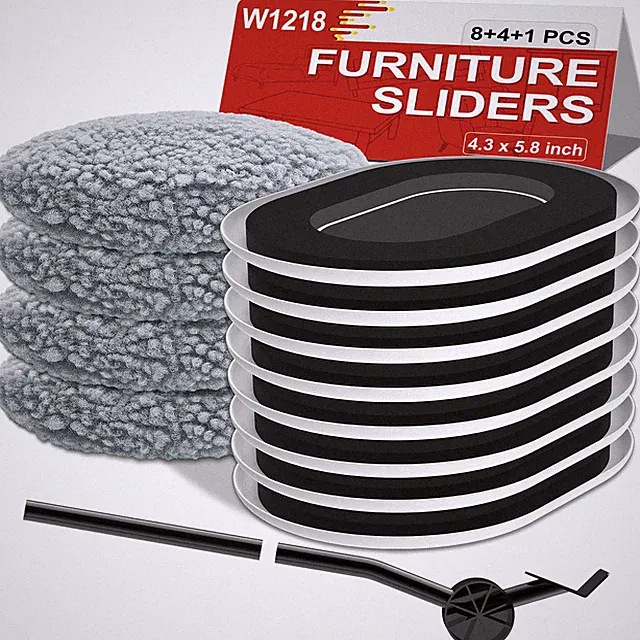 Furniture Sliders for Hardwood Floors: Multi-Surface 3-in-1 Furniture Movers...