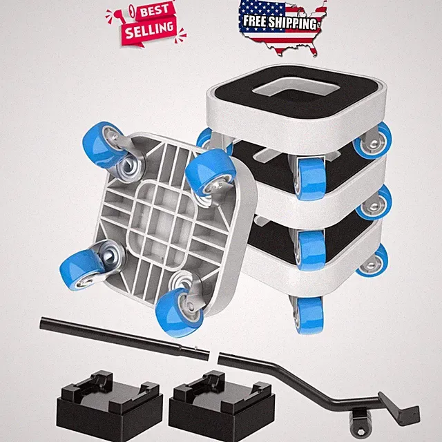 Furniture Sliders with Wheels Heavy Duty 750lb Capacity Moving Tool Set for S...