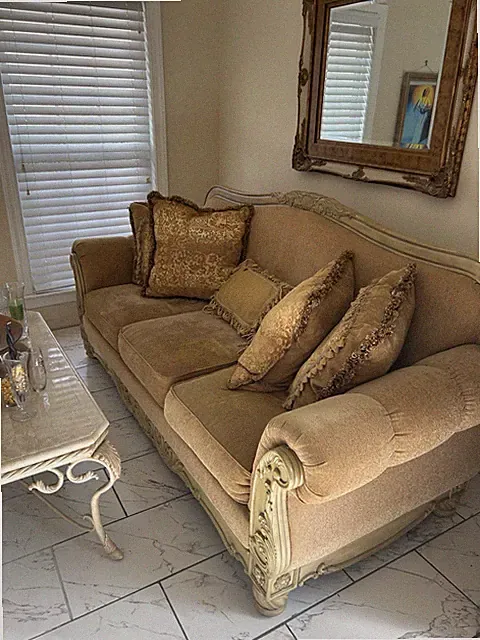 furniture Very Nice Sofa With Good Cushions, Marble Table, Dining Table W/6