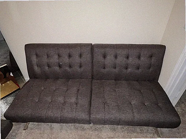 Futon Set Linen Grey