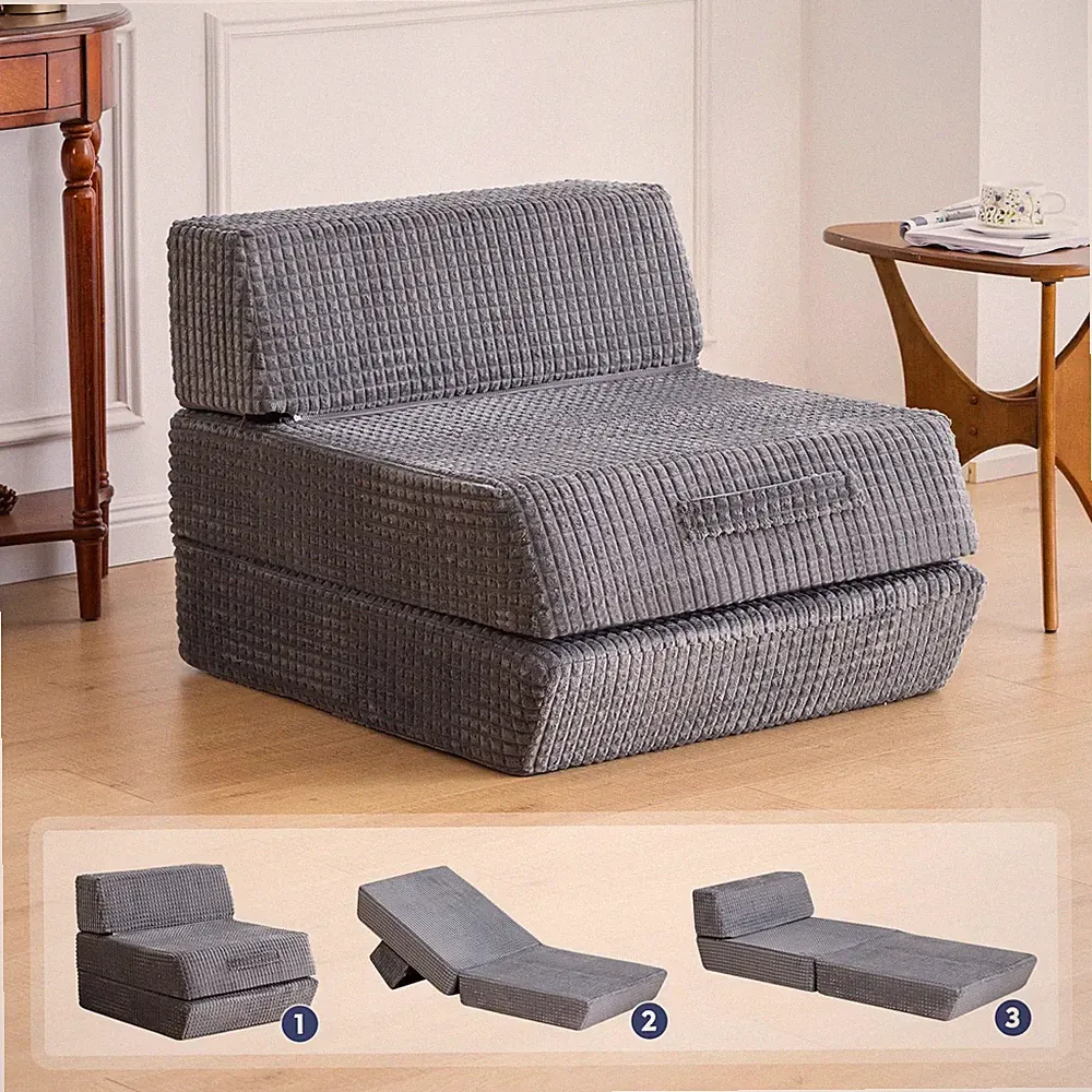 Futon Sofa Bed,Sleeper Chair - Convertible Sectional Sleeper Sofa, Floor Bed...