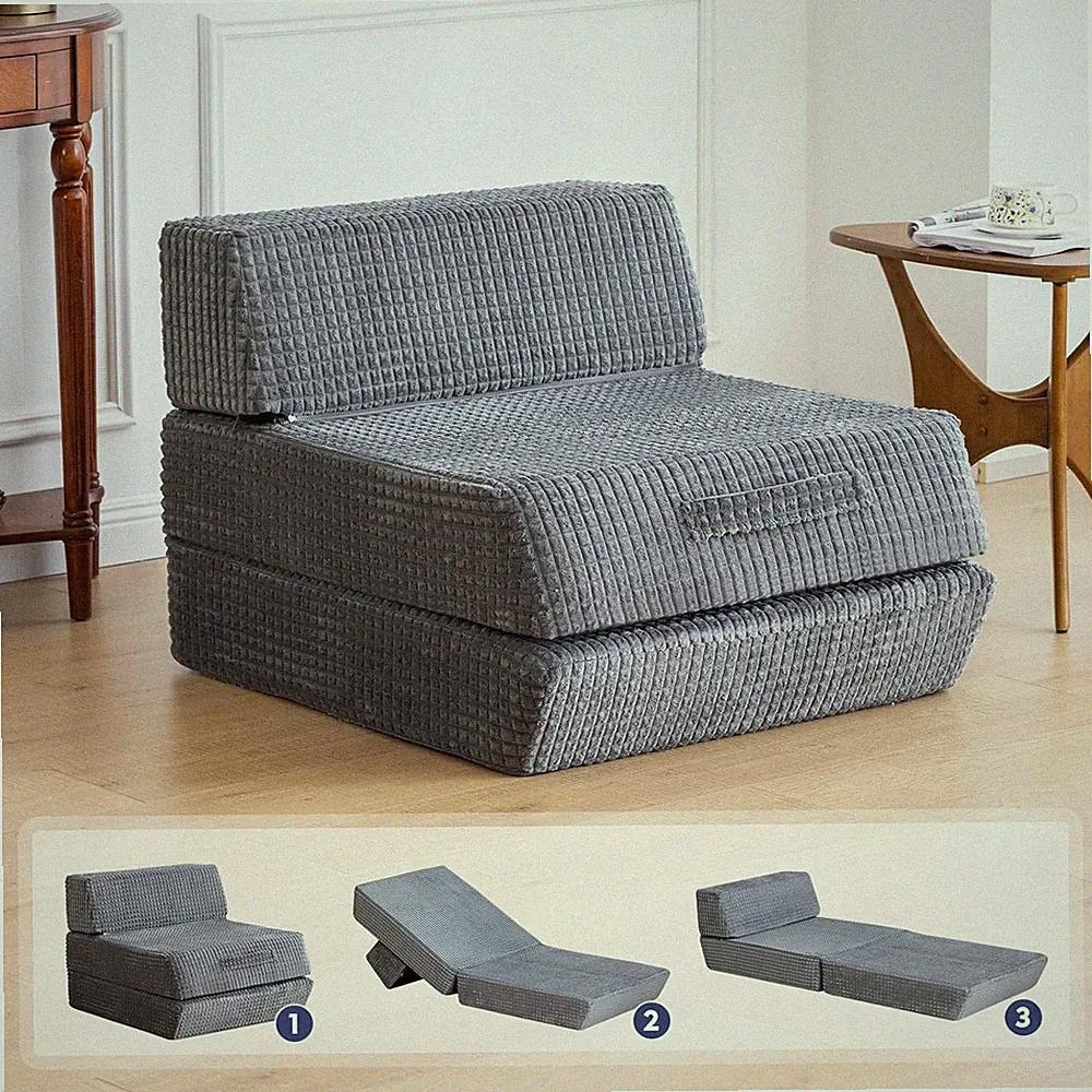 Futon Sofa Bed,Sleeper Chair - Convertible Sectional Sleeper Sofa, Floor Bed Mat