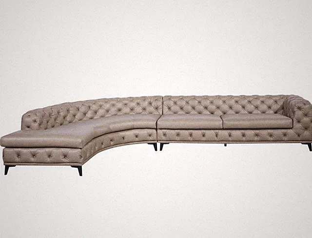 Gamma Arredamenti Aston Corner Sectional Sofa with Peninsula