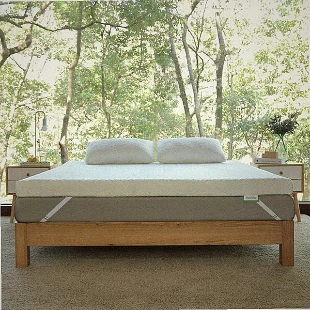 Gel Memory Foam Mattress Topper Bamboo Charcoal Infused Matress Pad 2 3 4 Inch