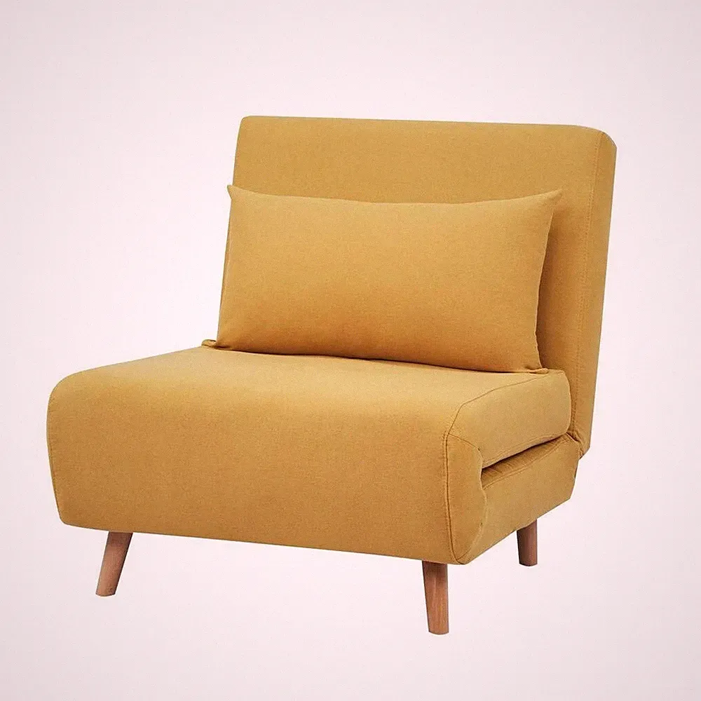 GIA Tri-Fold Convertible Polyester Sofa Bed Chair with - Scratch & Dent