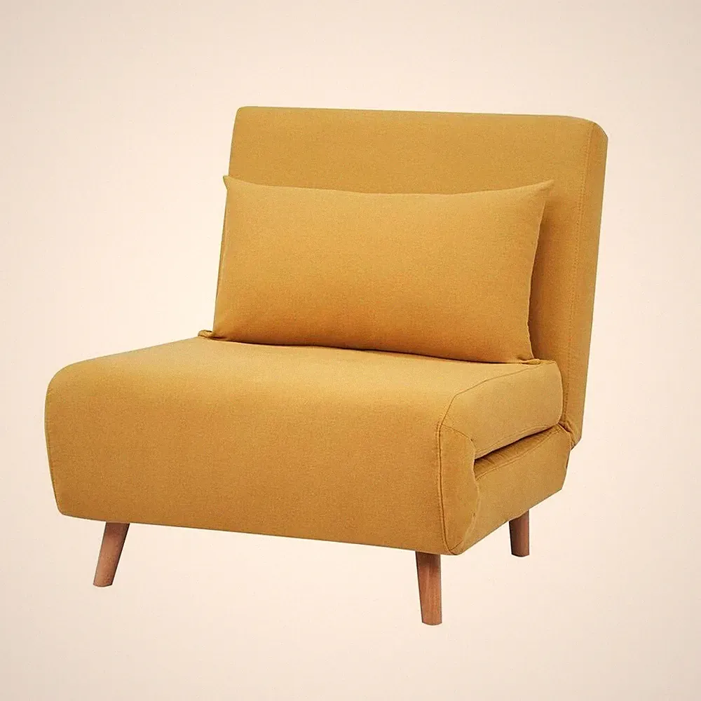 GIA Tri-Fold Convertible Polyester Sofa Bed Chair with - Scratch & Dent
