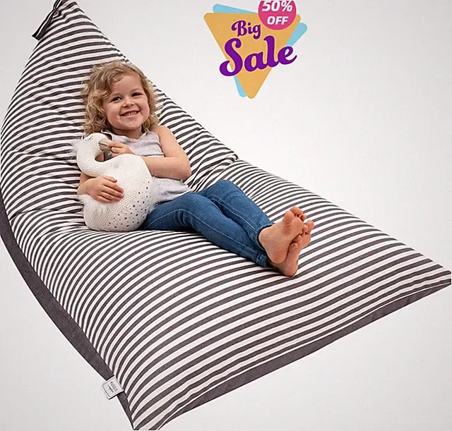 Giant Bean Bag Sofa Living Room Chair Memory Soft ProtectStuffed Bed Chair