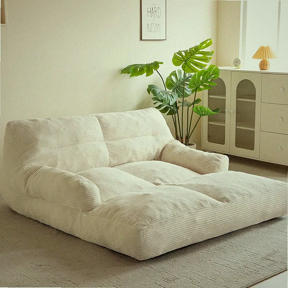 Giant Human Dog Sofa Bed, Extended Large Comfy Floor Couch for Pet Families, Cor