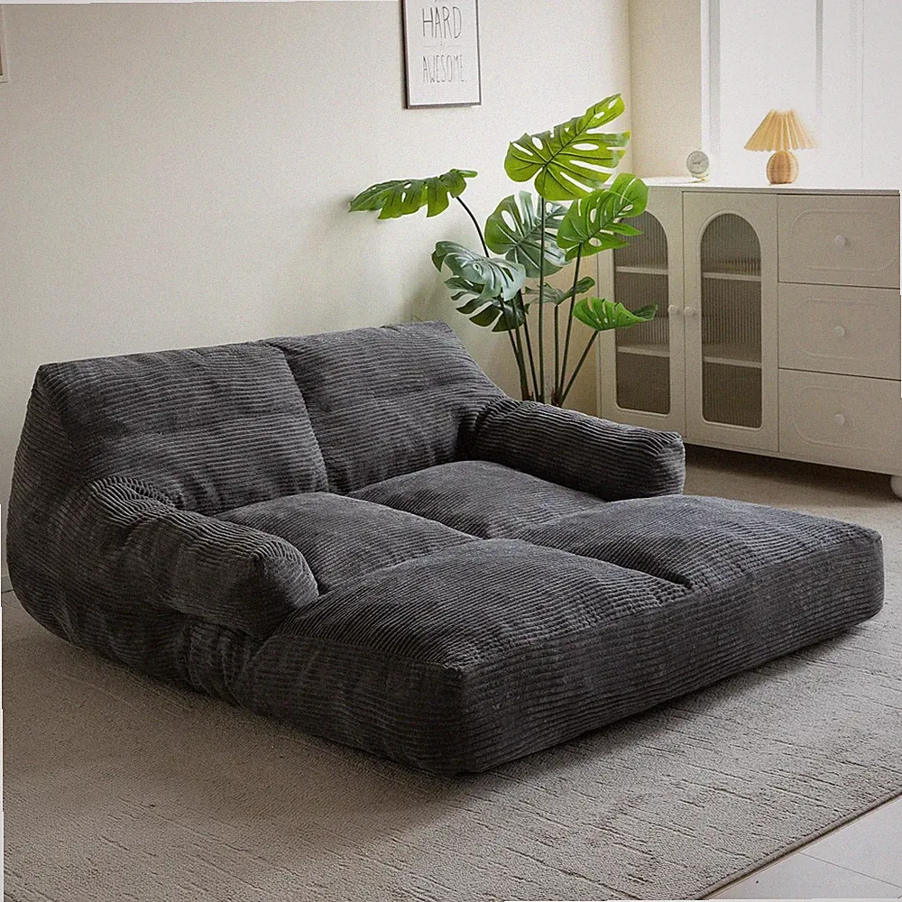 Giant Human Dog Sofa Bed, Extended Large Comfy Floor Couch for Pet Families, Cor