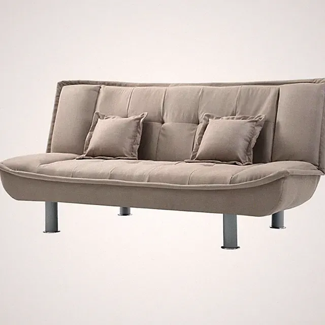 Glory Furniture Lionel Microsuede Sleeper Sofa in Mocha