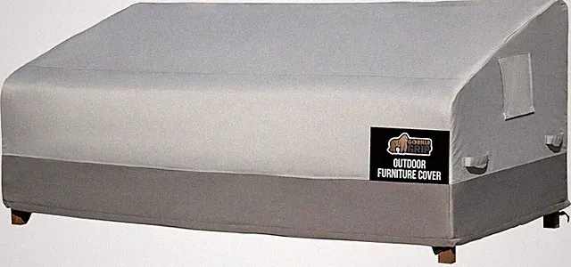 GORILLA GRIP Waterproof Large Outdoor Patio Sofa Cover, 80 Inch, Sofa, Silver