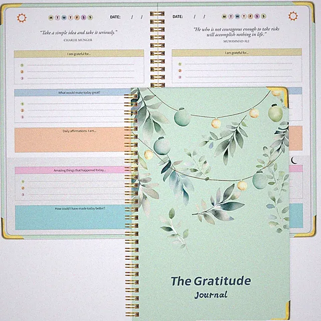 Gratitude Journal for , 5 Minute Daily Gratitude Practice, 5.9"x8.6"
