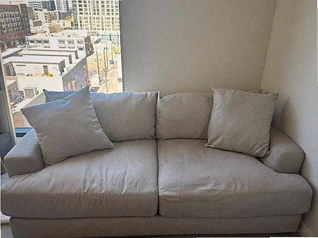 Gray Sofa Couch - American Home Furniture - 83" x 43"