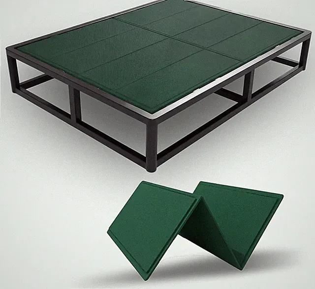 Green Bunkie Board(60X76) under Mattress Support, Breathable, Anti-Sag