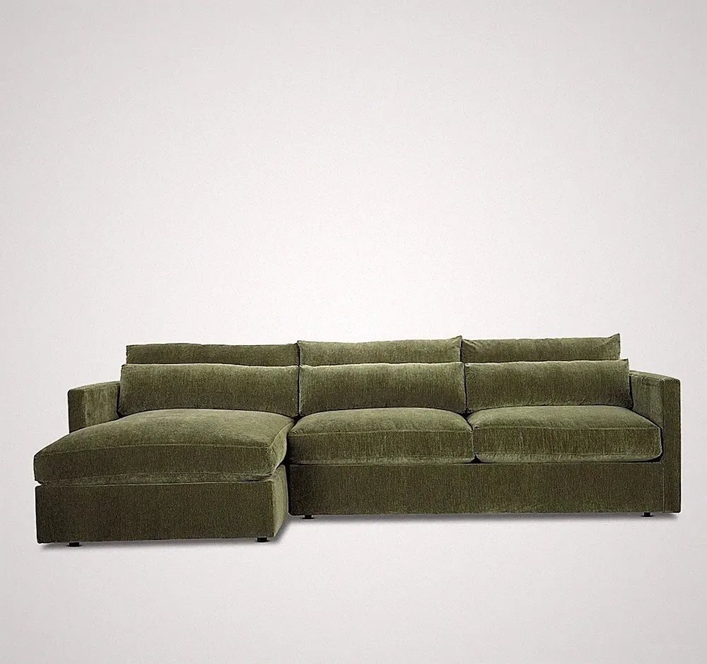 Green Sectional Sofa - Only 3 Years Old!