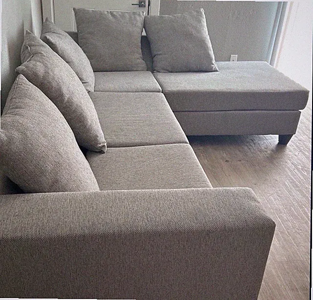 Grey 2 Section Couch