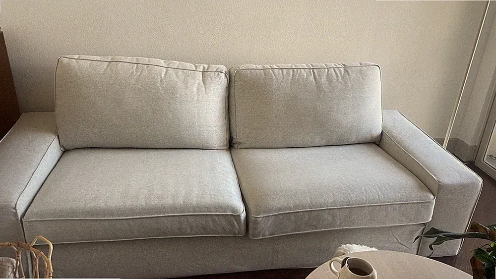Grey Sectional Sofa Full-Compressed, Modular Couch