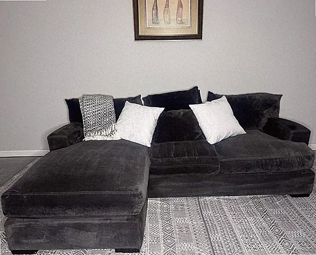 Gypsy Graphite 2 Piece Sectional Couch