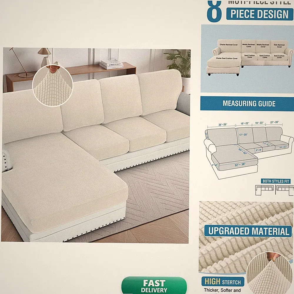 8 piece sectional couch