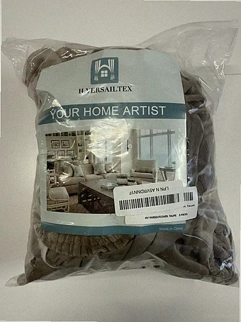H.VERSAILTEX Stretch Couch Sofa Covers For 3 Cushion Sofa Slipcover Taupe
