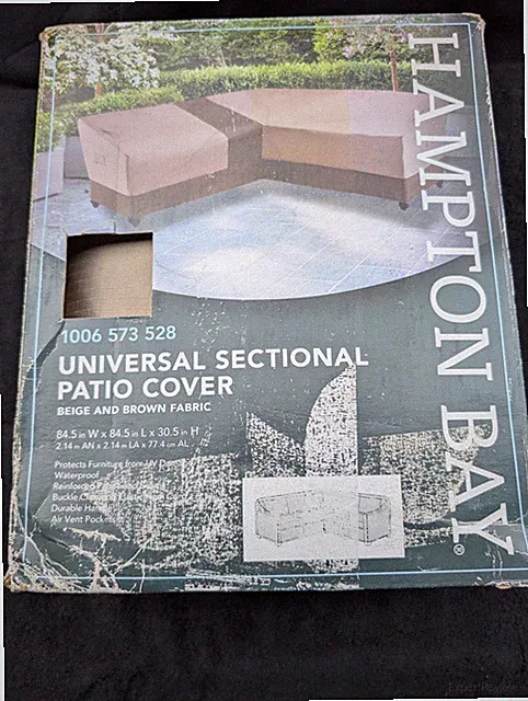 Hampton Bay Universal Sectional Patio Cover Beige/Brown 1006 573 528