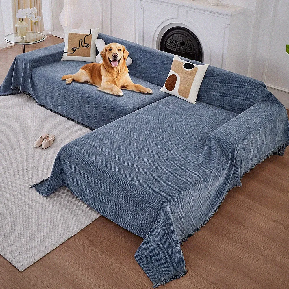 HAOMAIJIA Sectional Couch Covers L Shaped Couch Covers For Sectional Sofa RZW-ZH