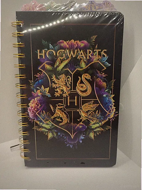 Harry Potter Hogwarts 8" X 5" Sealed Spiral Section 5 Tab Notebook
