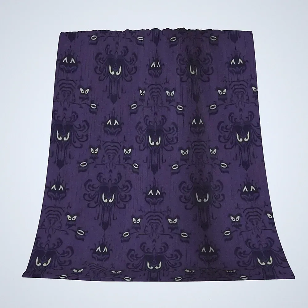 Haunted Mansion Soft Fleece Throw Blanket Lightweight Plush Sofa Bed 50x40 Inch
