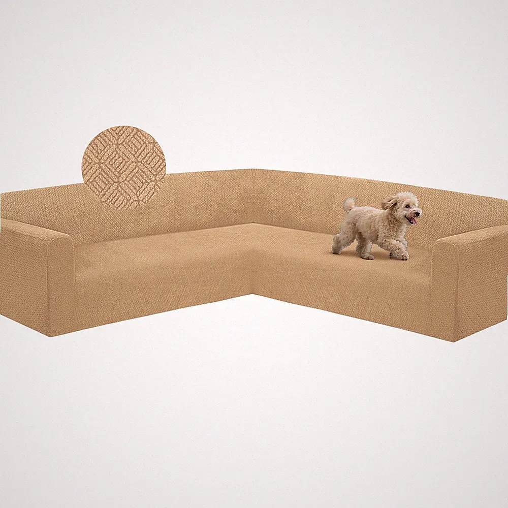 Hdcaxkj Sectional Couch Cover L Shape Stretch Sofa Covers Washable Jacquard